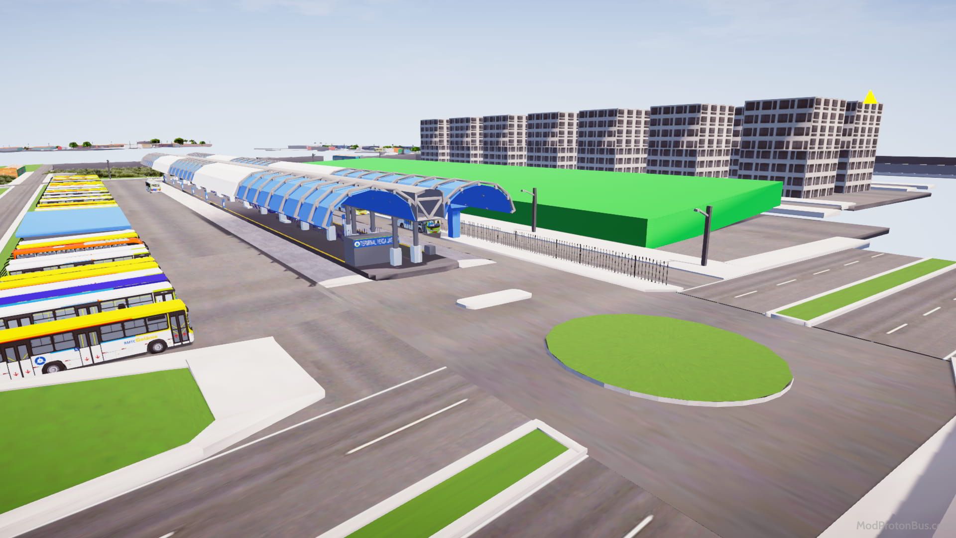 Download Mod Goiânia Bus Map for Proton Bus Simulator