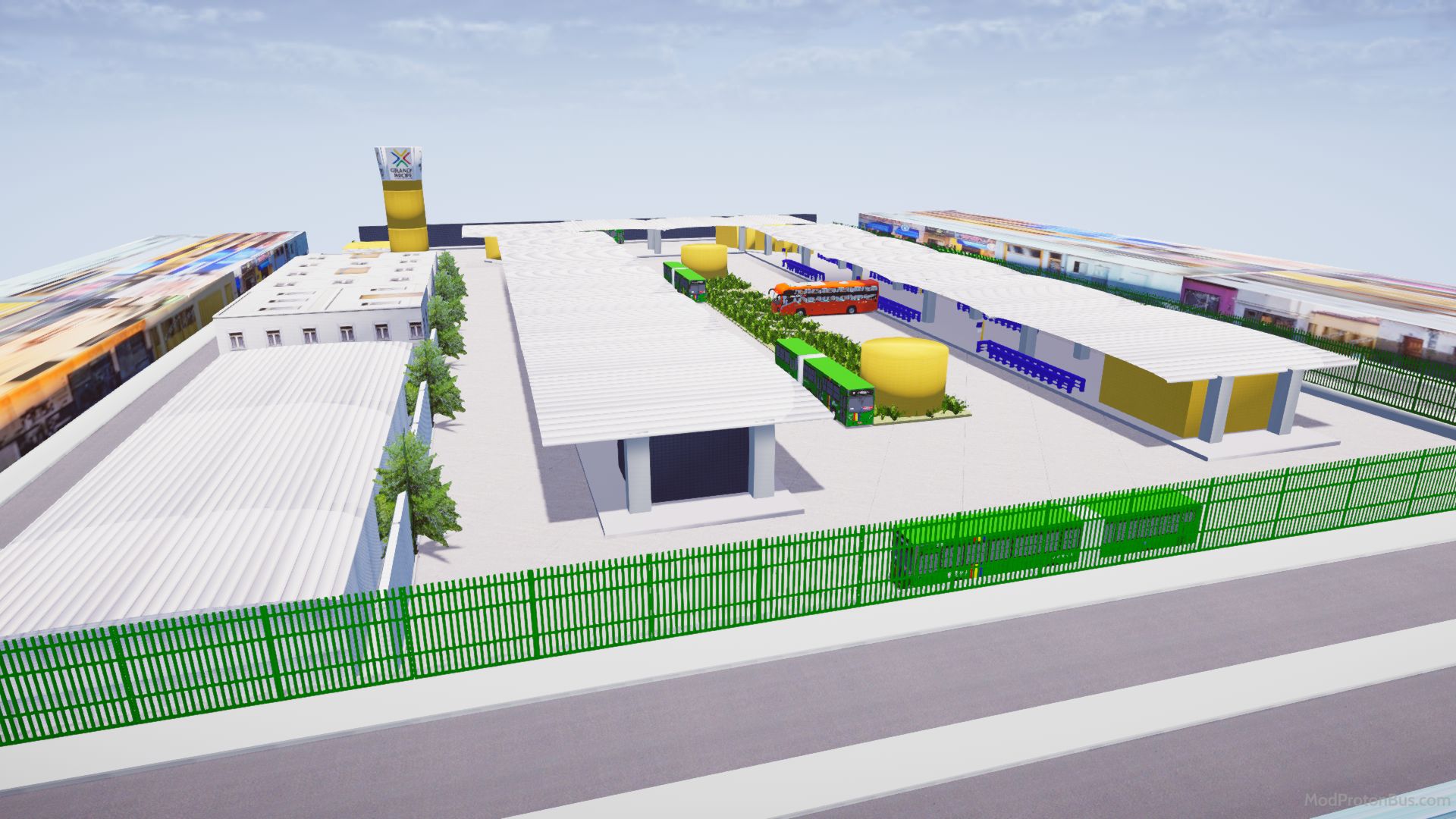 Download Mod TI XAMBA Map for Proton Bus Simulator