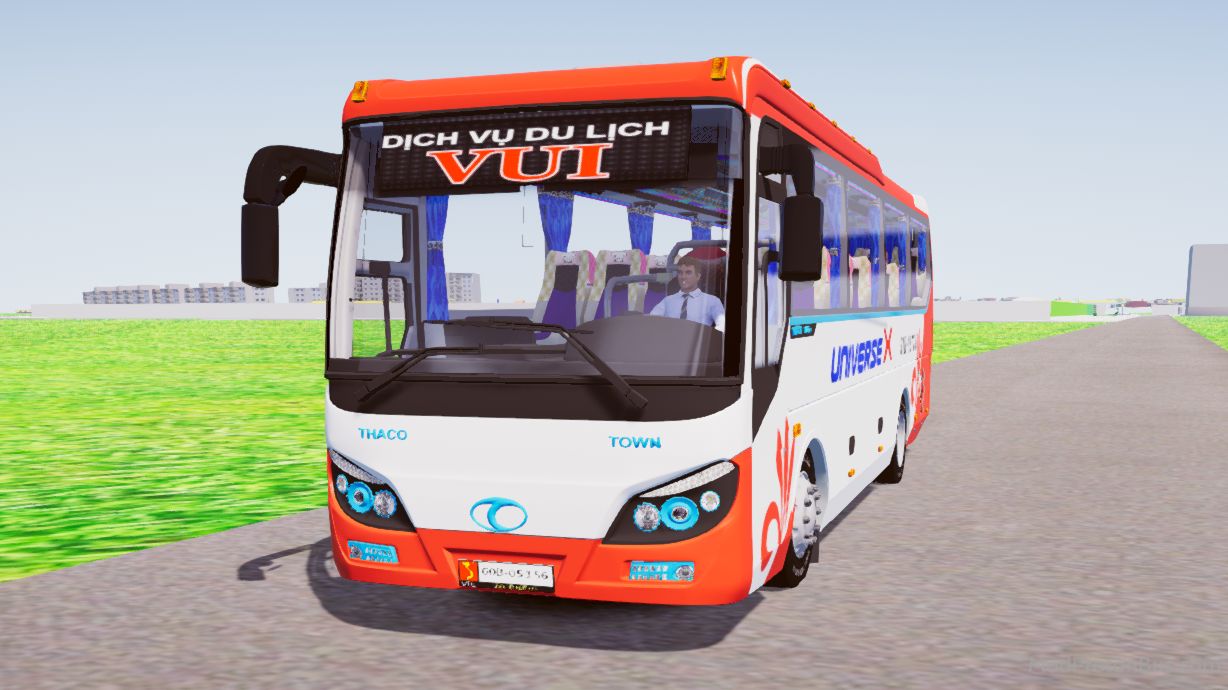 Download Mod Thaco Town TB82S (Vô Lăng Hyundai) for Proton Bus Simulator (PBSU & PBSR)