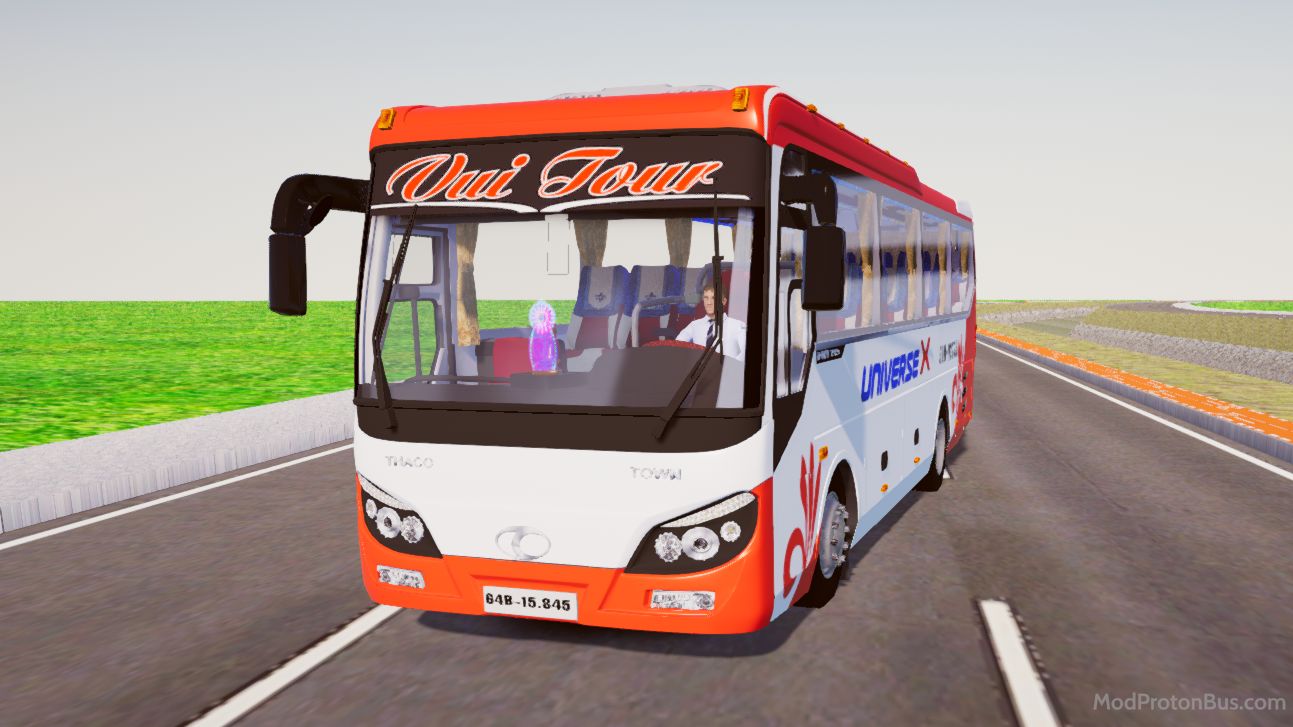 Download Mod Thaco Town TB82S for Proton Bus Simulator (PBSU & PBSR)