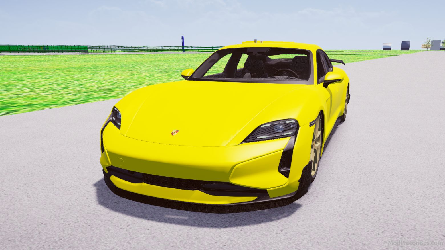 Download Mod Porsche Taycan Turbo GT 2025 for Proton Bus Simulator (PBSU & PBSR)