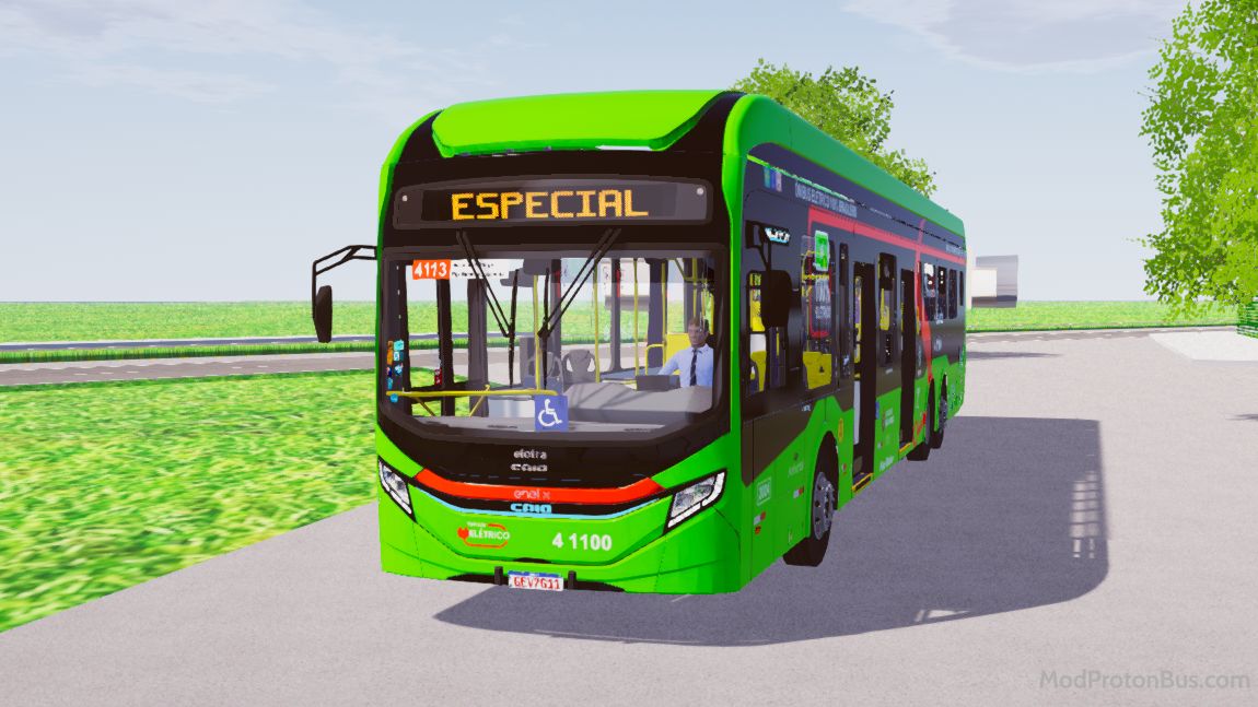 Download Mod Caio E-Millennium K310 Eletra for Proton Bus Simulator (PBSU & PBSR)