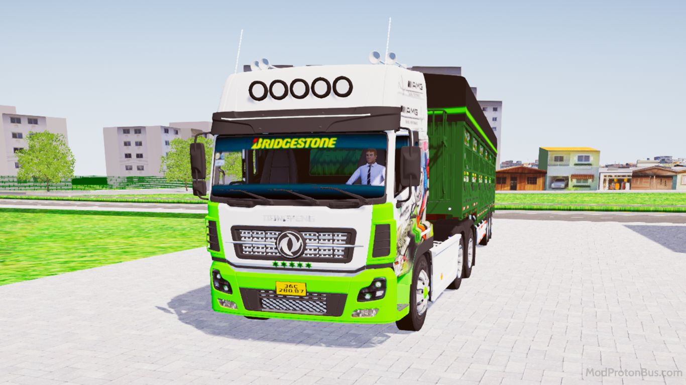 Download Mod Dongfeng Conter (Đầu Kéo VIP) Truck for Proton Bus Simulator (PBSU & PBSR)