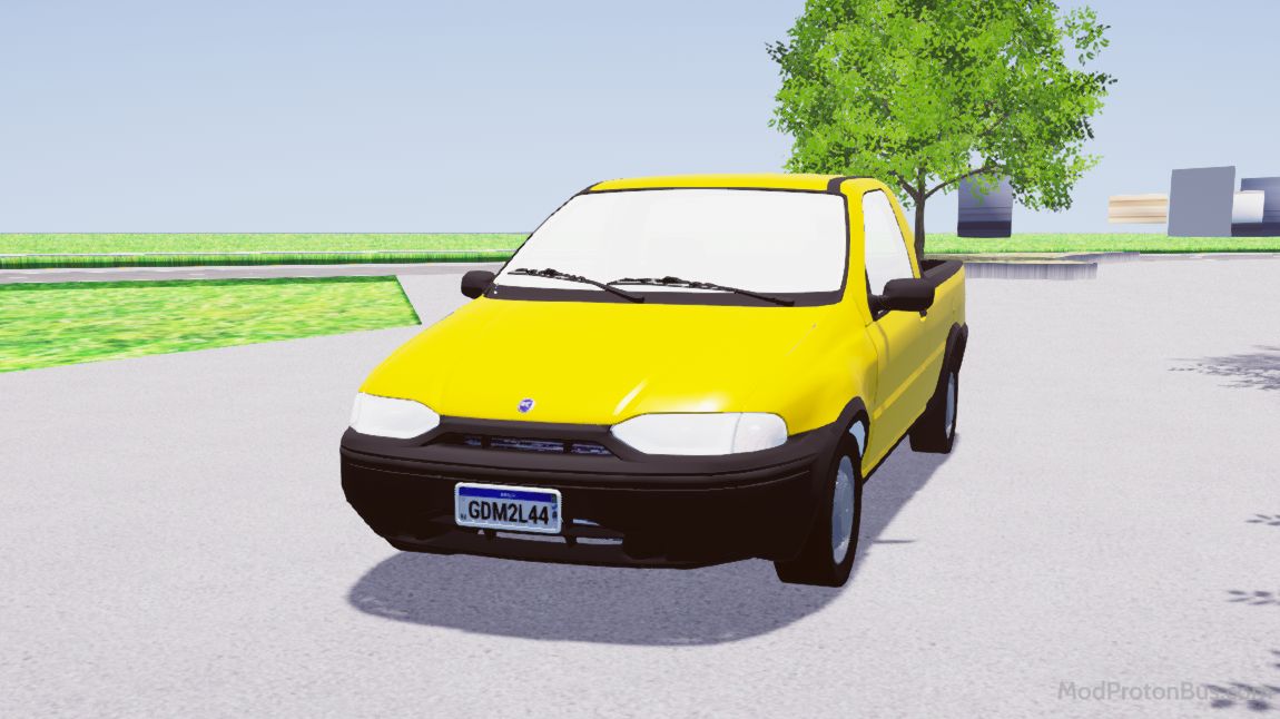 Download Mod Fiat Strada 2000 [99 IGAO] Car for Proton Bus Simulator (PBSU & PBSR)