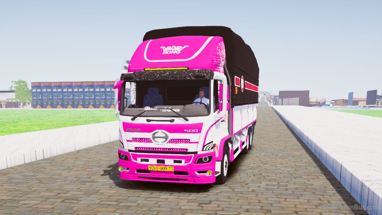Download Mod Hino 500 Euro 4 92h00971 80k Truck for Proton Bus Simulator (PBSU & PBSR)