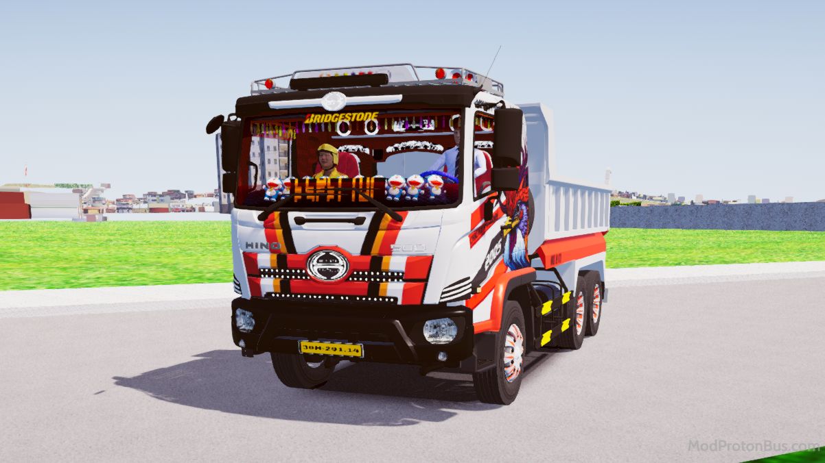 Download Mod Hino 500 Euro 4 Ben for Proton Bus Simulator (PBSU & PBSR)
