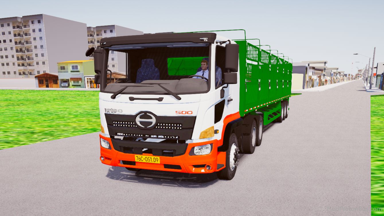 Download Mod Hino 500 Euro 4 Conter Truck for Proton Bus Simulator (PBSU & PBSR)