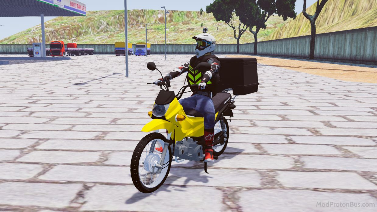 Download Mod Honda POP 100 for Proton Bus Simulator (PBSU & PBSR)