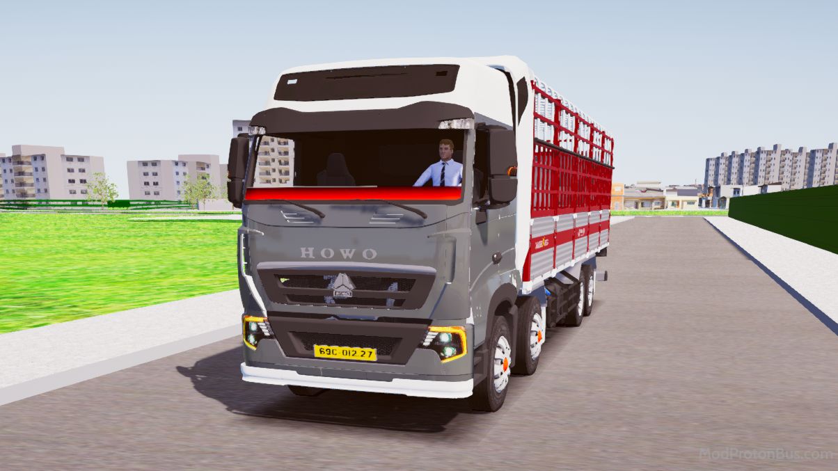 Download Mod Howo TH7 Nóc Cao for Proton Bus Simulator (PBSU & PBSR)
