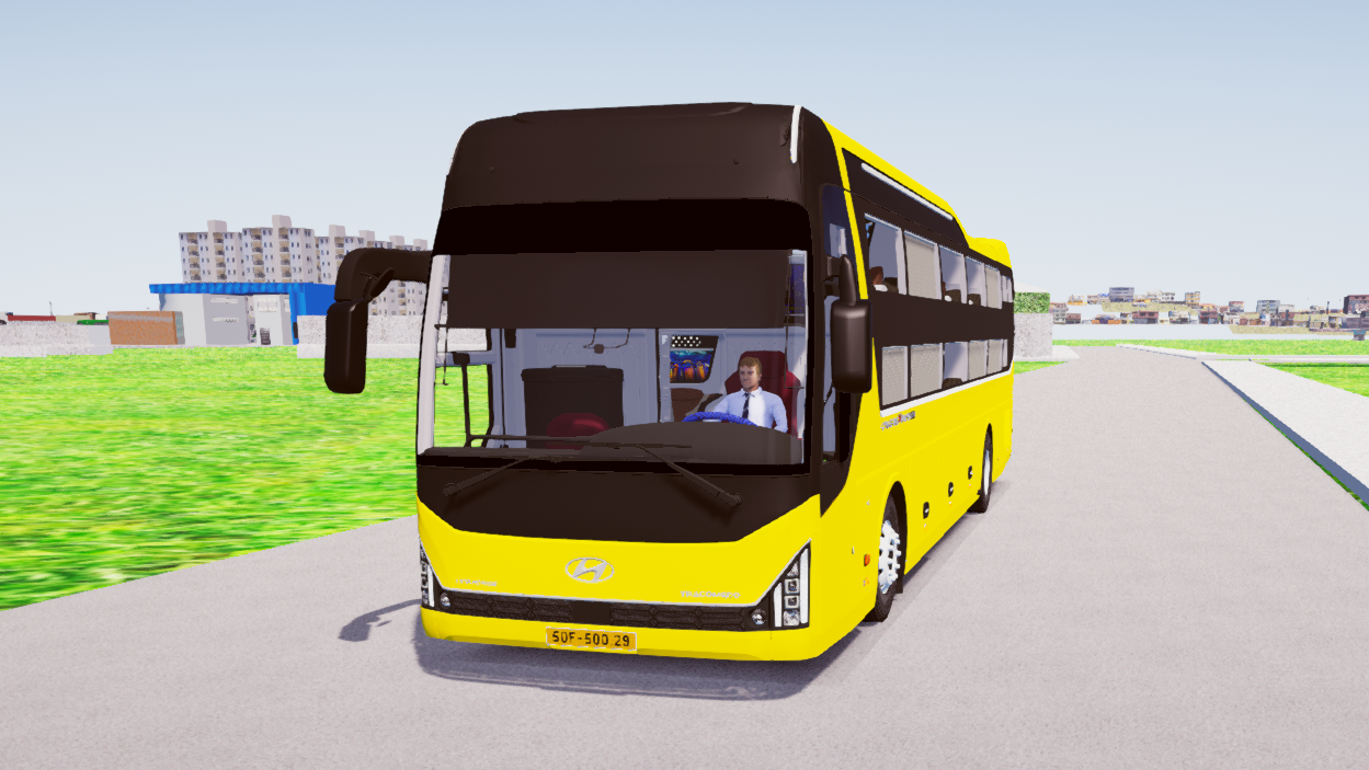 Download Mod Hyundai Tracomeco EX 24P for Proton Bus Simulator (PBSU & PBSR)