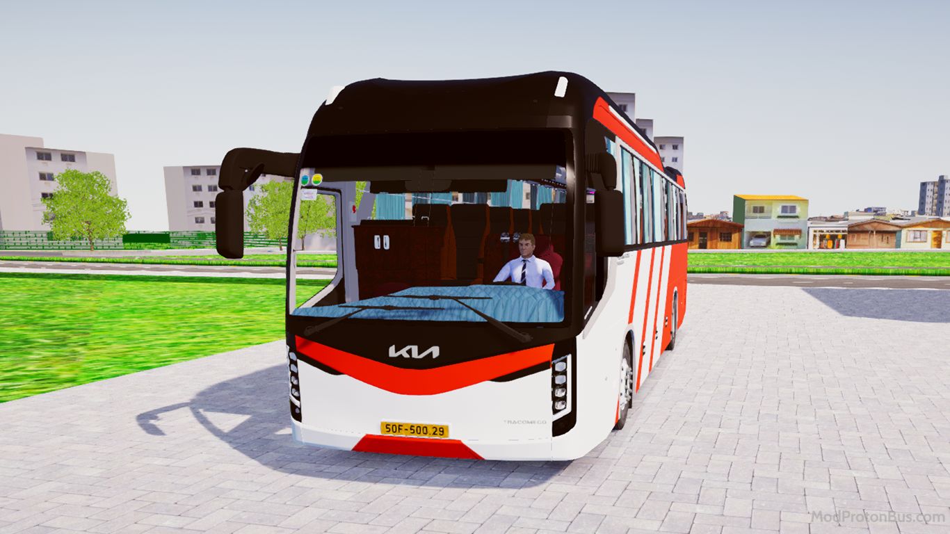 Download Mod Kia Granbird Silkroad 47 Ghế 2025 for Proton Bus Simulator (PBSU & PBSR)