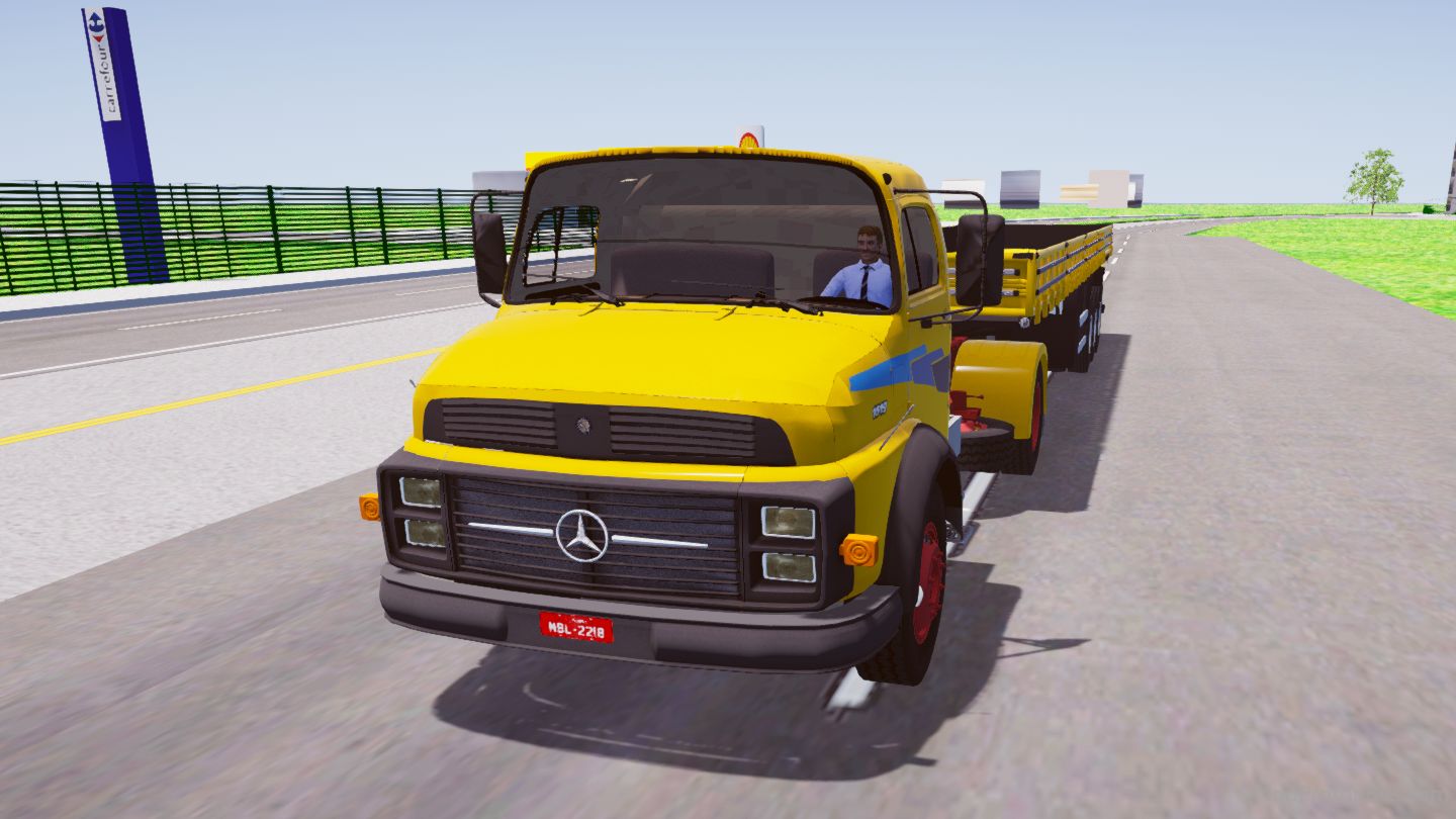 Download Mod Mercedes Benz LS-1519 Cabine Simples Truck for Proton Bus Simulator (PBSU & PBSR)