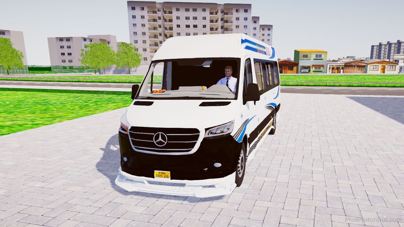 Download Mod Mercedes Benz Sprinter 2020 for Proton Bus Simulator (PBSU & PBSR)