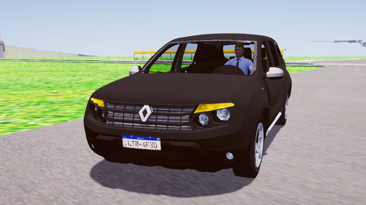 Download Mod Renault Duster Uber Taxi E Particular for Proton Bus Simulator (PBSU & PBSR)