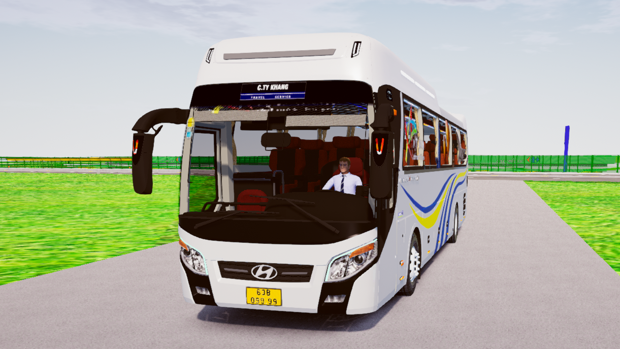 Download Mod Thaco TB120S Bluesky 2019 for Proton Bus Simulator (PBSU & PBSR)