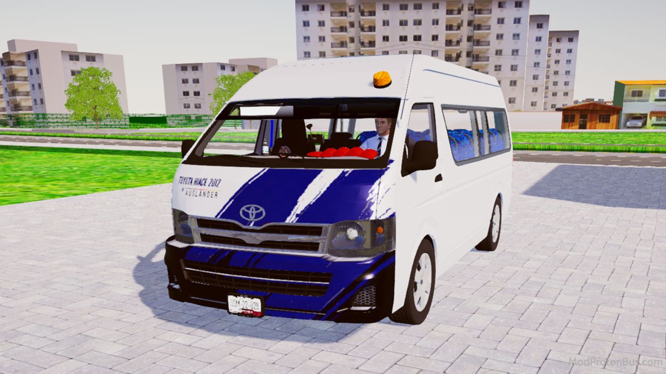 Download Mod Toyota Hiace 2012 for Proton Bus Simulator (PBSU & PBSR)