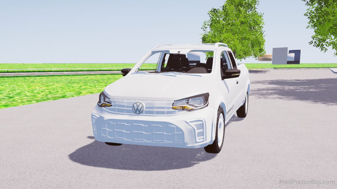 Download Mod Volkswagen Saveiro Robust Car for Proton Bus Simulator (PBSU & PBSR)