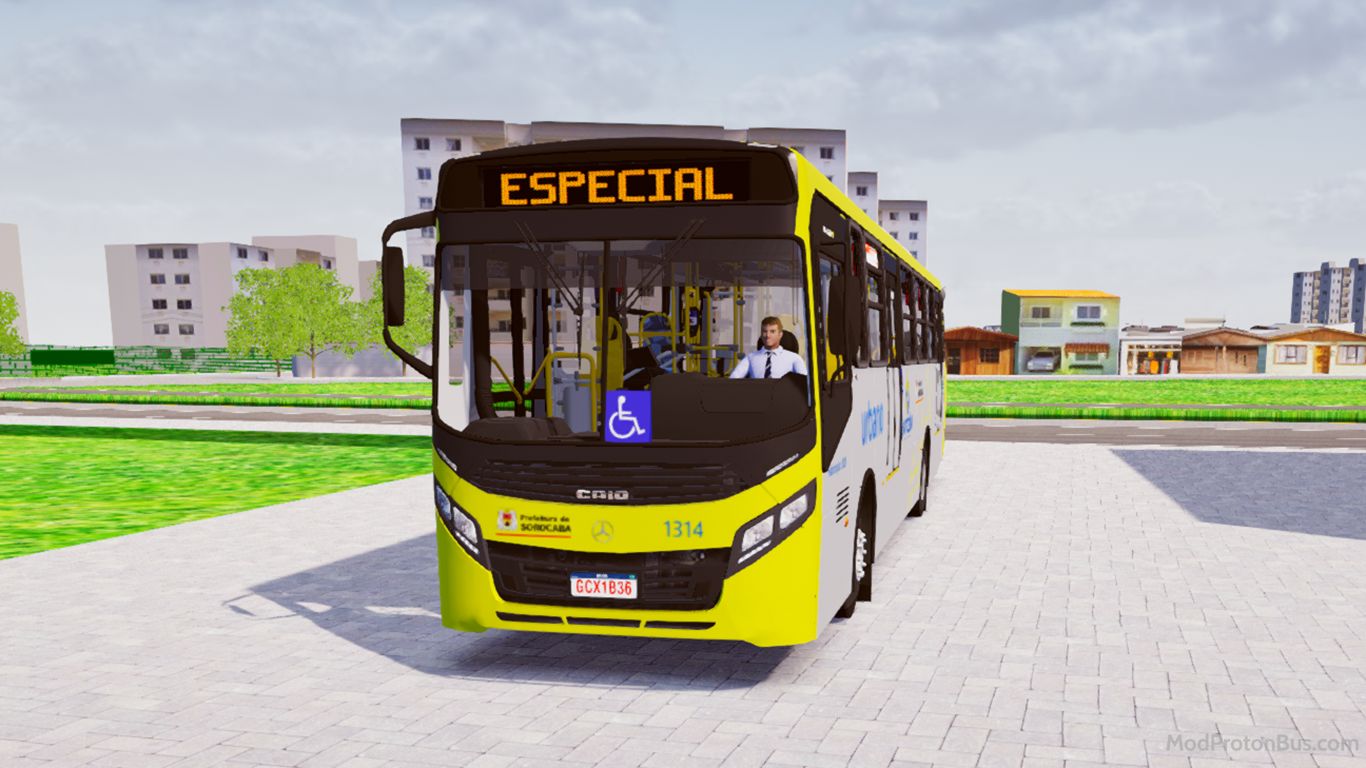 Download Mod Caio Apache Vip IV BRT OF 1721L Consor Sorocaba for Proton Bus Simulator (PBSU & PBSR)