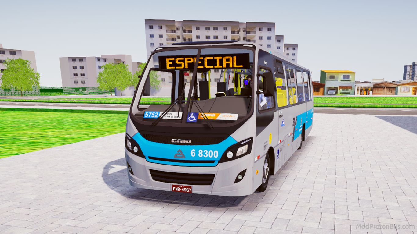 Download Mod Caio Foz 2016 Agrale MA 10.0 SP for Proton Bus Simulator (PBSU & PBSR)