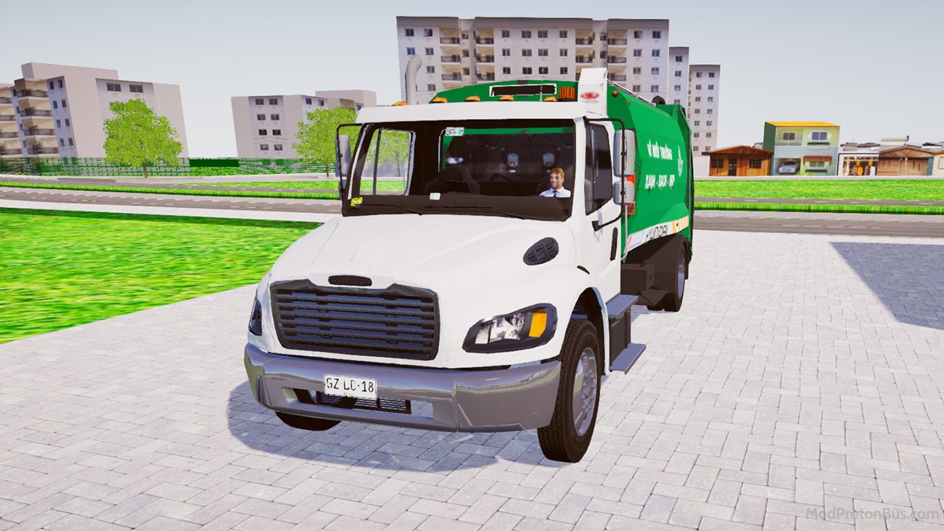 Download Mod Freightliner M2 Lixero (Xe Rác) for Proton Bus Simulator (PBSU & PBSR)