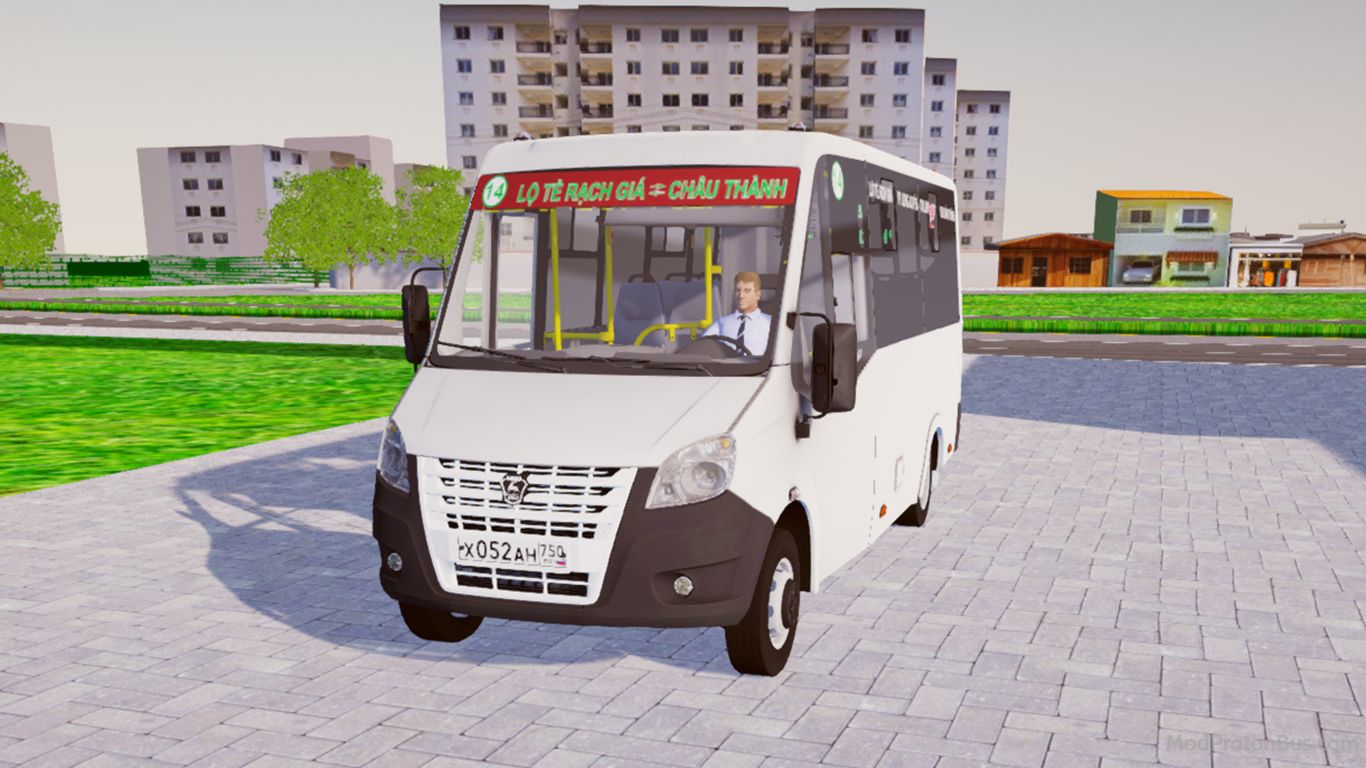 Download Mod GAZ-A64R42 Next Citiline for Proton Bus Simulator (PBSU & PBSR)
