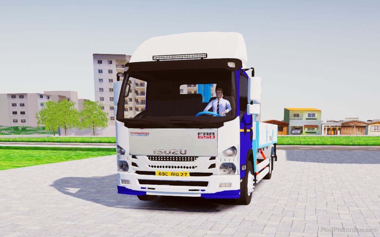 Download Mod Isuzu FRR 210 Gắn Cẩu for Proton Bus Simulator (PBSU & PBSR)