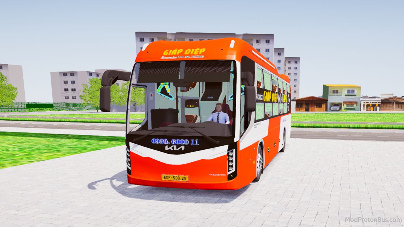 Download Mod Kia Granbird 34P Nhà Xe Giáp Diệp for Proton Bus Simulator (PBSU & PBSR)