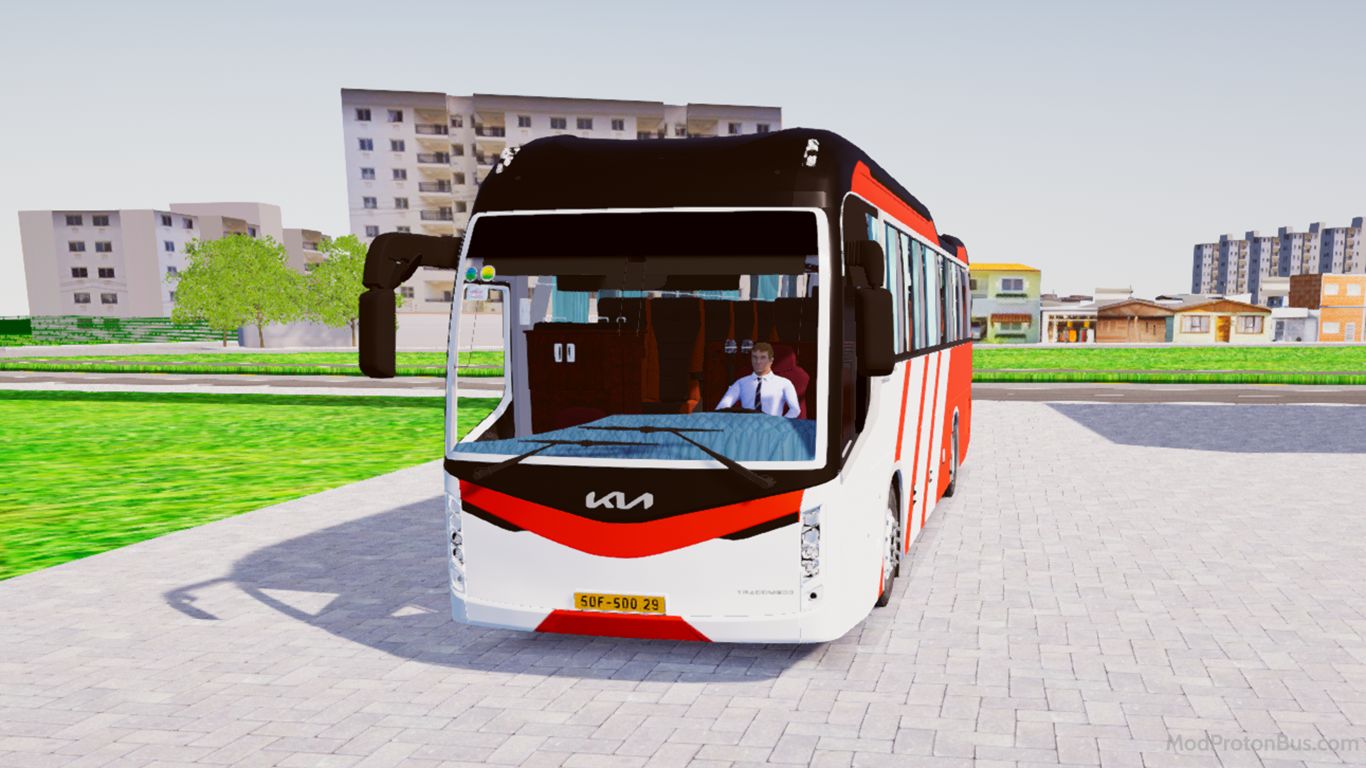 Download Mod Kia Granbird Silkroad 47g for Proton Bus Simulator (PBSU & PBSR)