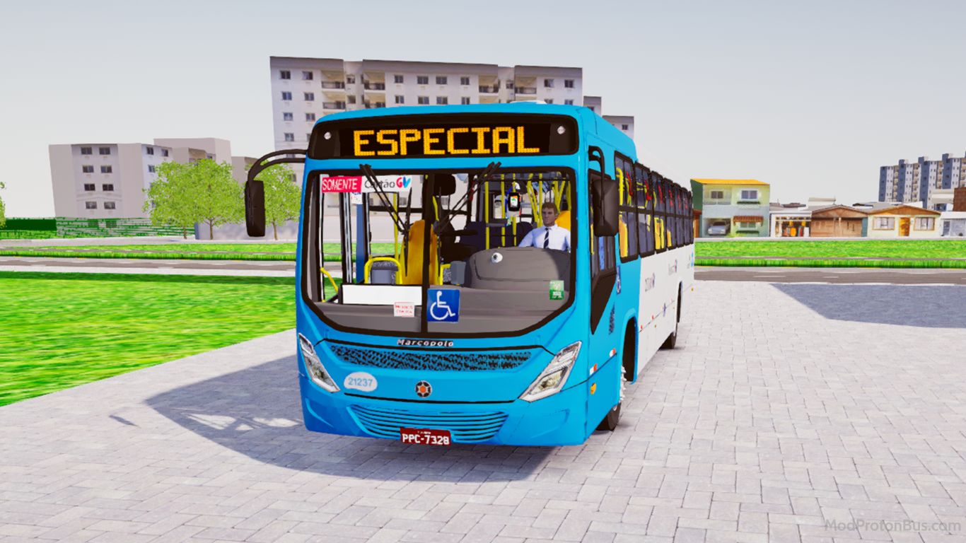 Download Mod Marcopolo Torino 2014 – MB OF-1721 BT5 padrao ES for Proton Bus Simulator (PBSU & PBSR)