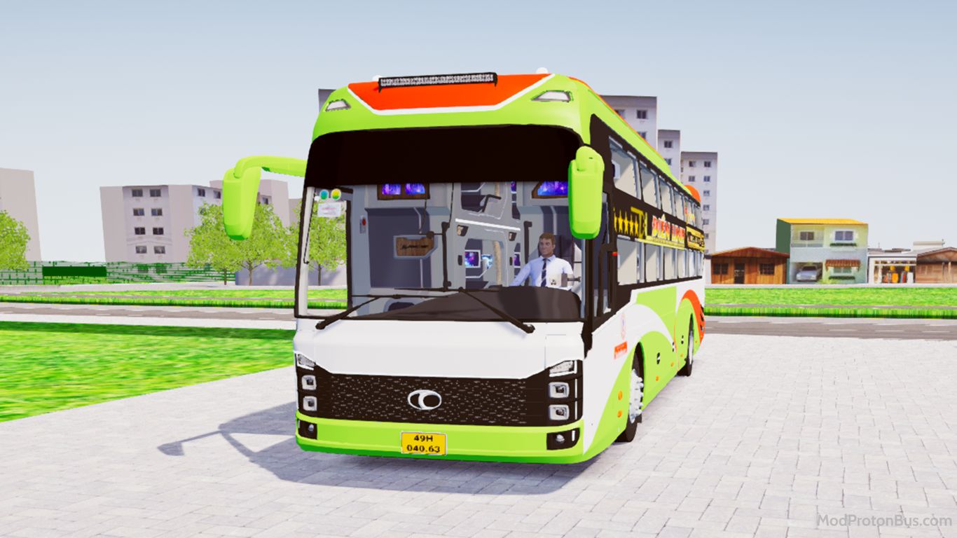 Download Mod Thaco 2025 22P Nhà Xe Điền Linh for Proton Bus Simulator (PBSU & PBSR)