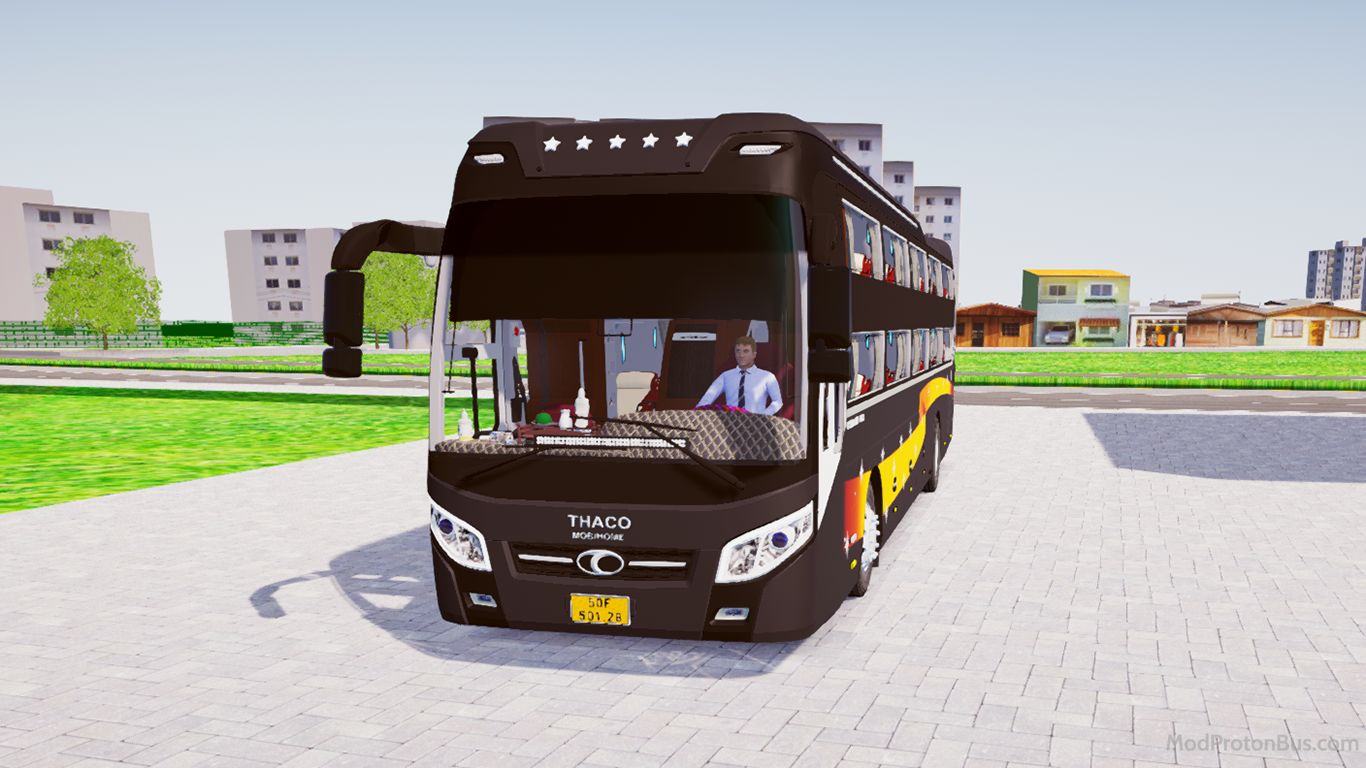 Download Mod Thaco Mobihome 2019 34p QN (Độ Led) for Proton Bus Simulator (PBSU & PBSR)