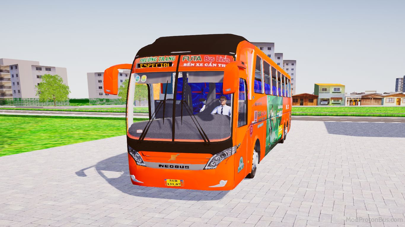 Download Mod Xe Bus Futa Độ Led for Proton Bus Simulator (PBSU & PBSR)