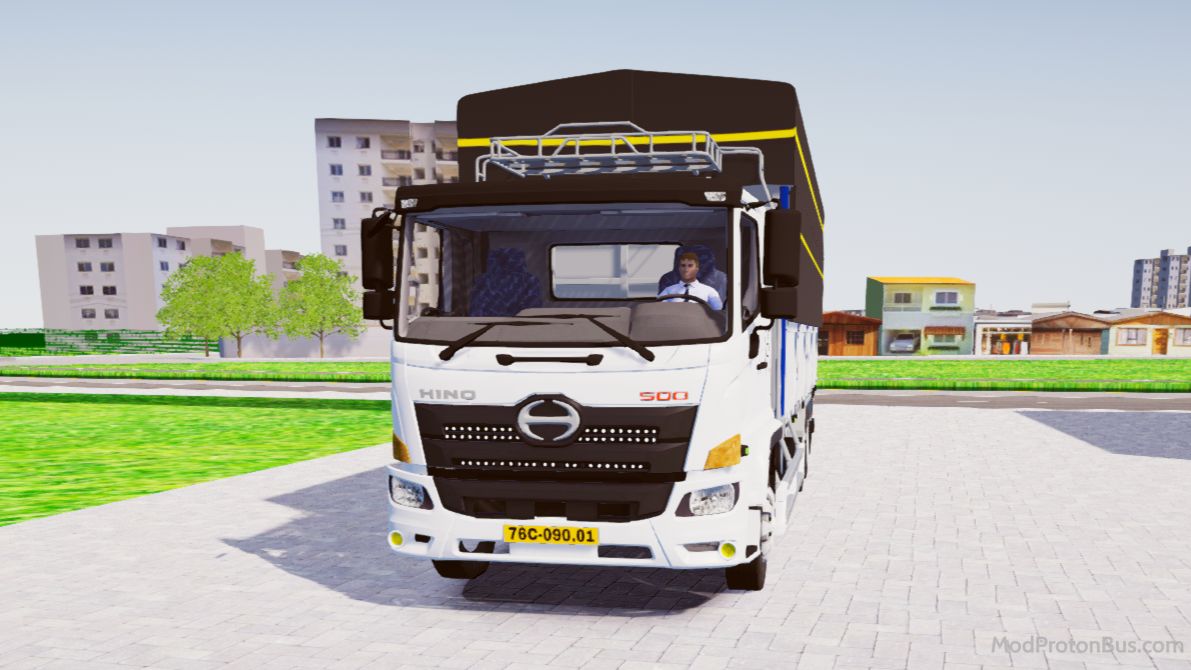 Download Mod Hino 500 for Proton Bus Simulator (PBSU & PBSR)