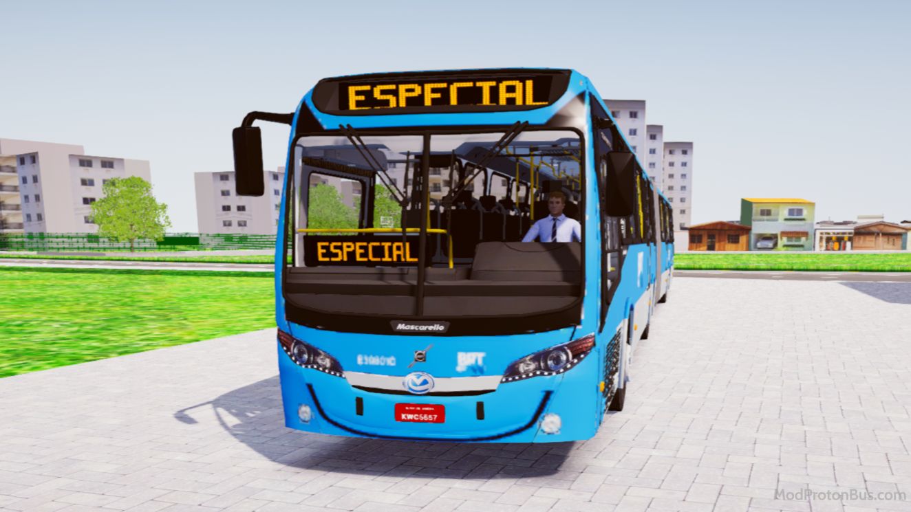 Download Mod Mascarello Gran Metro Volvo B12M BRT RIO for Proton Bus Simulator (PBSU & PBSR)