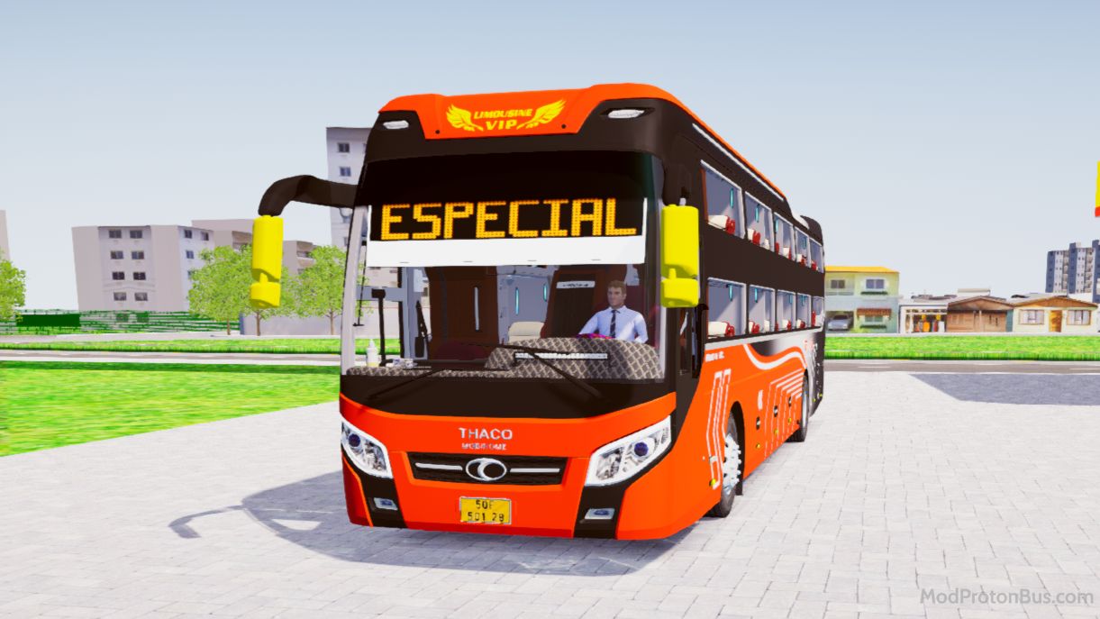 Download Mod Thaco Mobihome 2019 34P for Proton Bus Simulator (PBSU & PBSR)