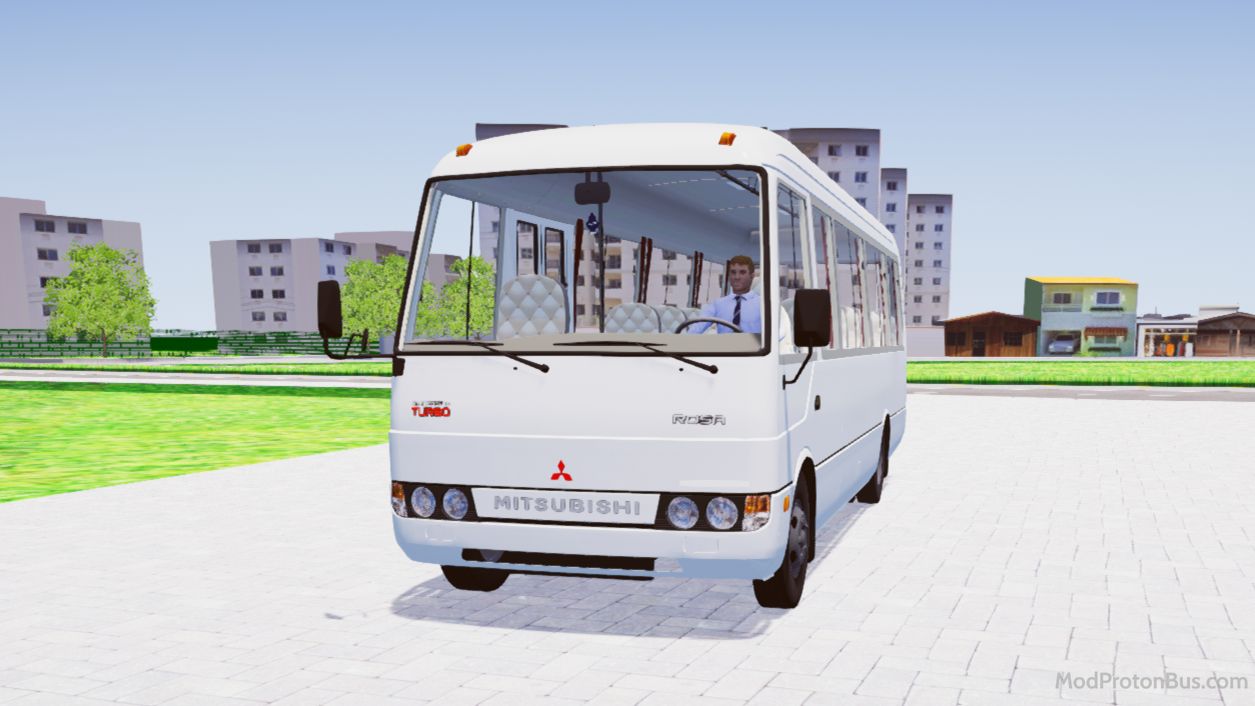 Download Mod Mitsubishi Rosa 1998 for Proton Bus Simulator (PBSU & PBSR)