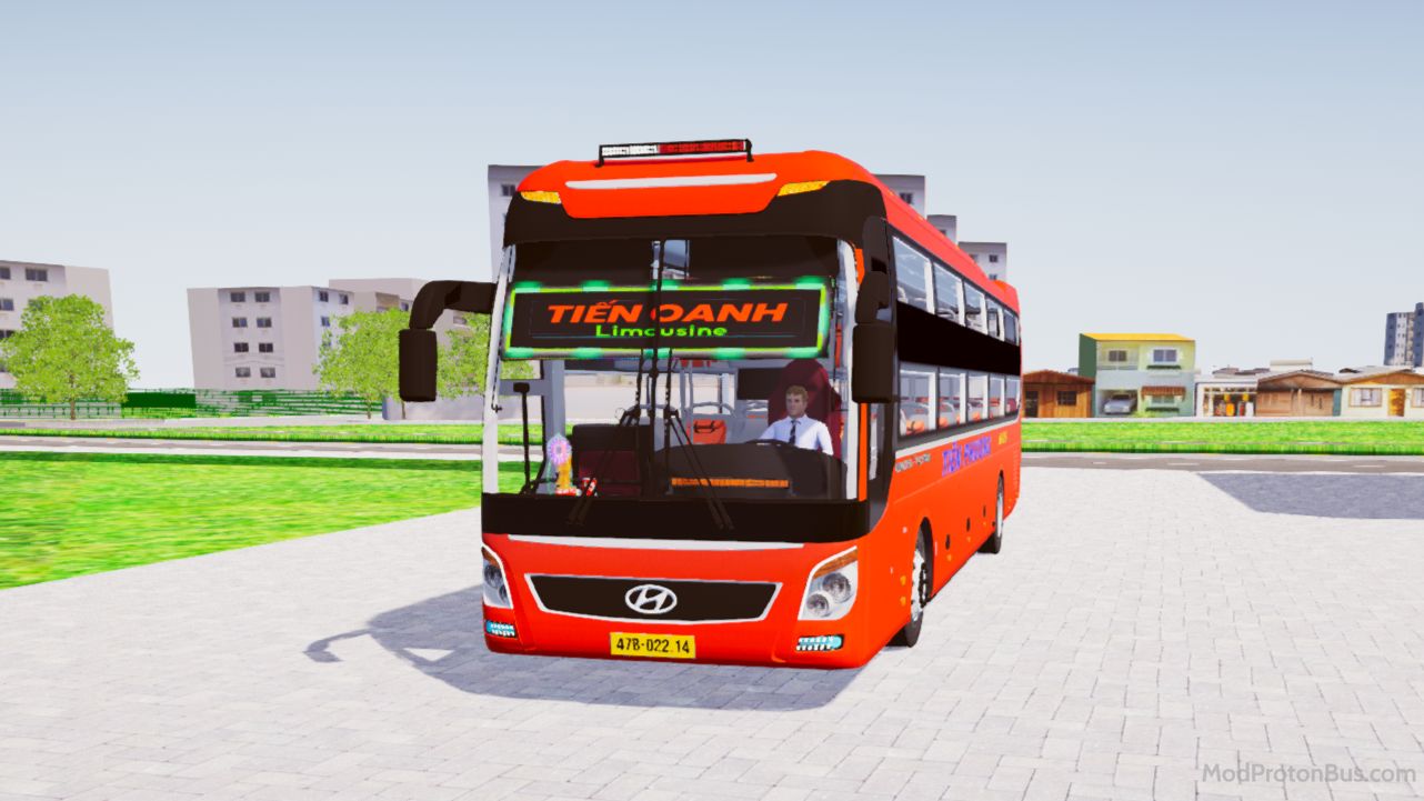 Download Mod Thaco Mobihome 2017 Lên Led Nội Thất Sang Màu Vàng Nắng for Proton Bus Simulator (PBSU & PBSR)