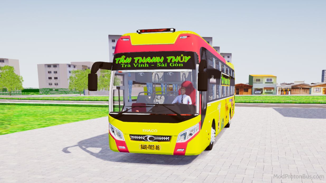 Download Mod Thaco Mobihome 2019 V3.1 Độ Led Nội Thất Cabin Xe for Proton Bus Simulator (PBSU & PBSR)
