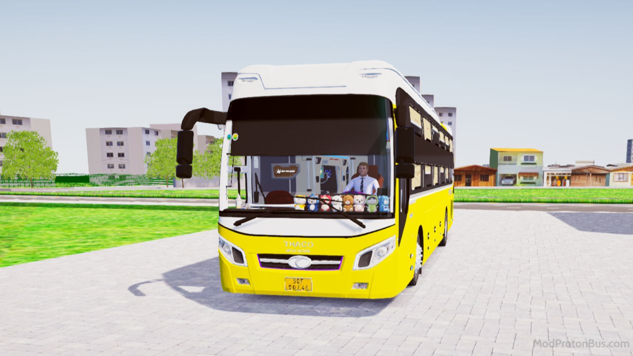 Download Mod Thaco TB120SL 2021 22P V2 for Proton Bus Simulator (PBSU & PBSR)