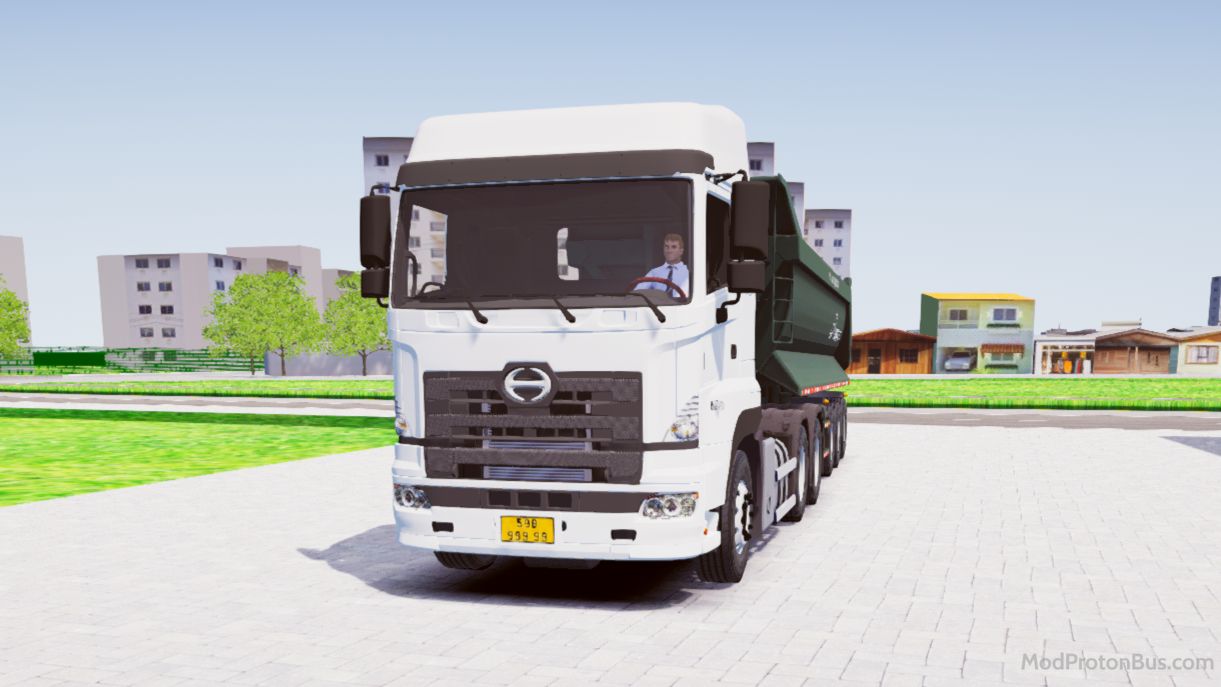 Download Mod Hino 700 Dump Truck for Proton Bus Simulator (PBSU & PBSR)