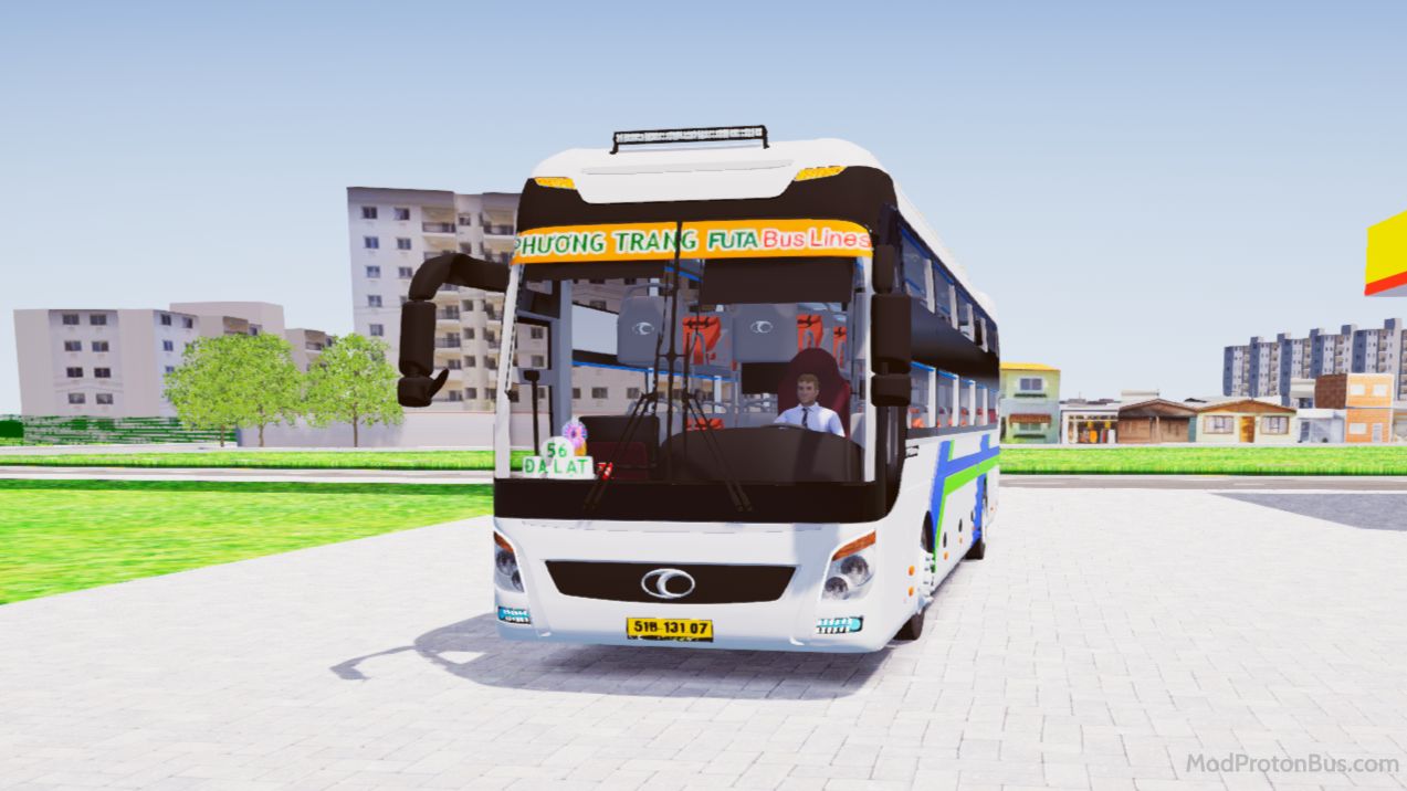 Download Mod Thaco Mobihome Cuối Đời 2017 Độ Mặc Led Calang VIP for Proton Bus Simulator (PBSU & PBSR)