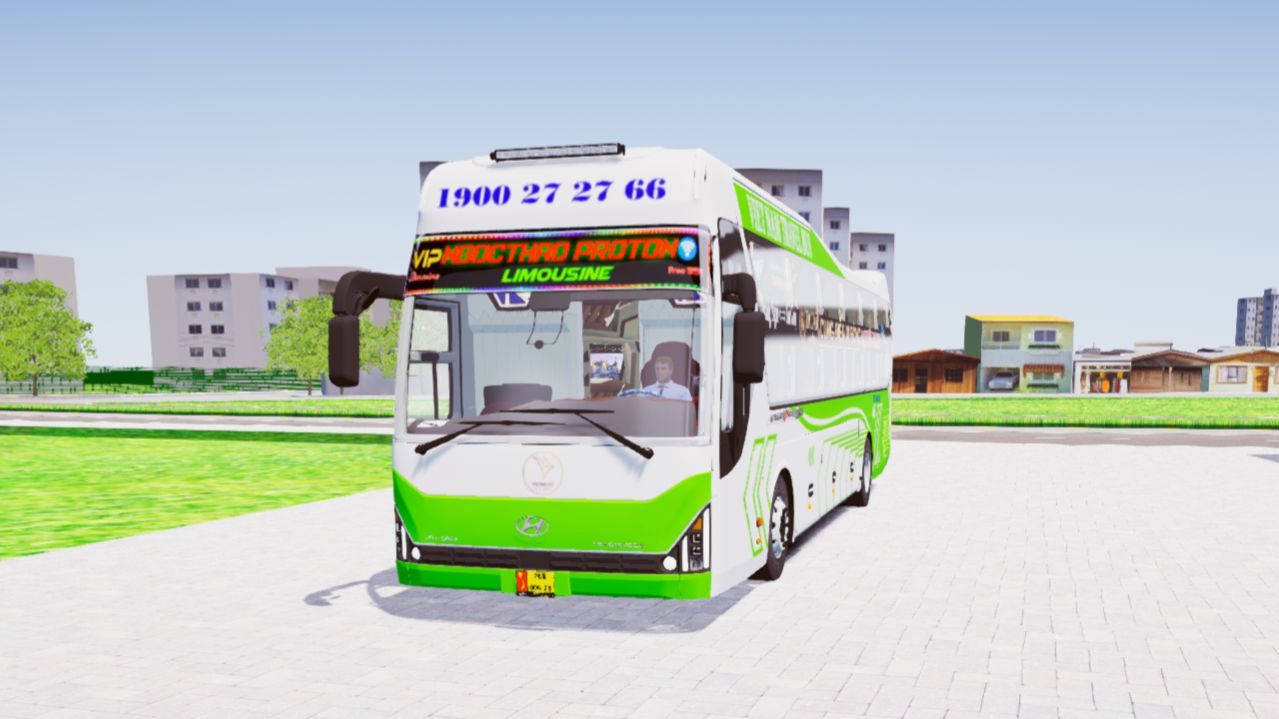 Download Mod Hyundai Heaco EX 2020 Nhà Xe Khang Vy for Proton Bus Simulator (PBSU & PBSR)