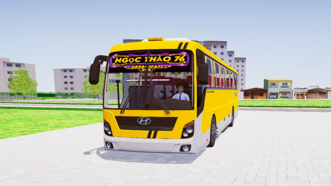 Download Mod Hyundai Universe 2008 for Proton Bus Simulator (PBSU & PBSR)