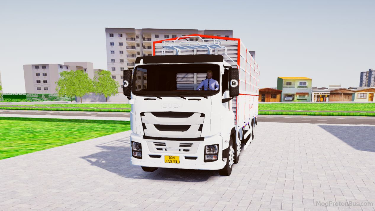 Download Mod Isuzu Giga 4C Thùng Bạt for Proton Bus Simulator (PBSU & PBSR)